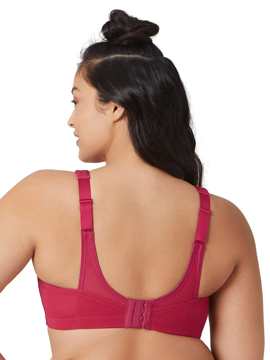 Glamorise Bra 1006 - The Versatile Medium Support Sports Bra - Ruby
