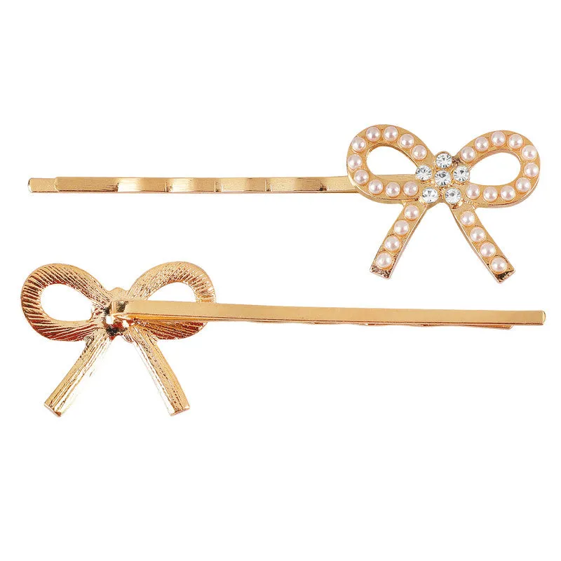 Golden Bow Hairclip