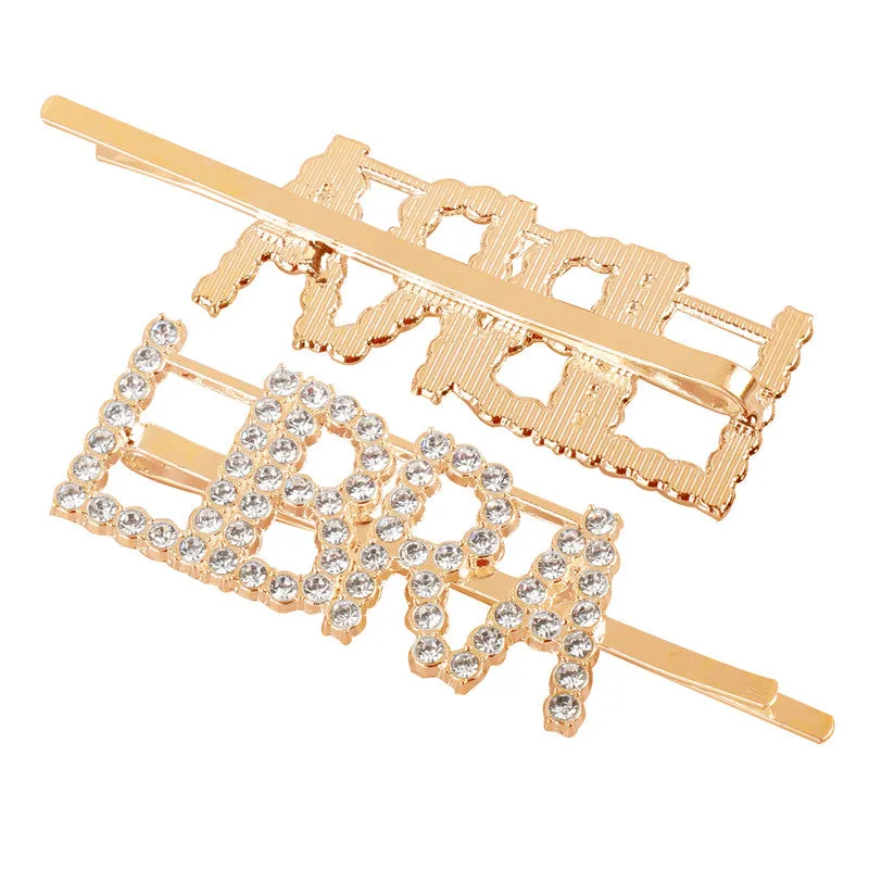 Golden Libra Hairclip