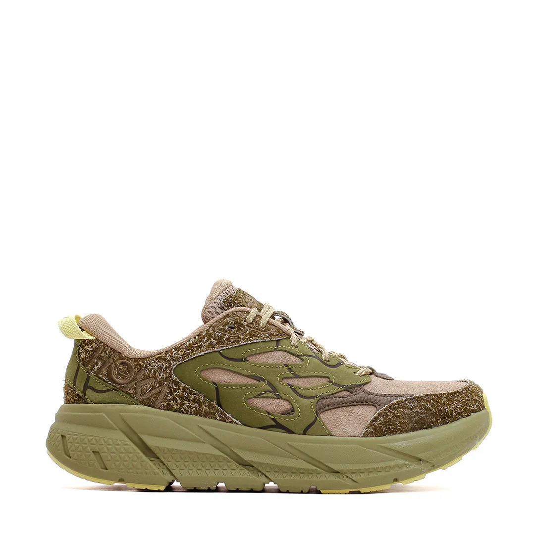 Hoka One One Men Clifton L Suede TP Dune Fennel 1150910-DNF