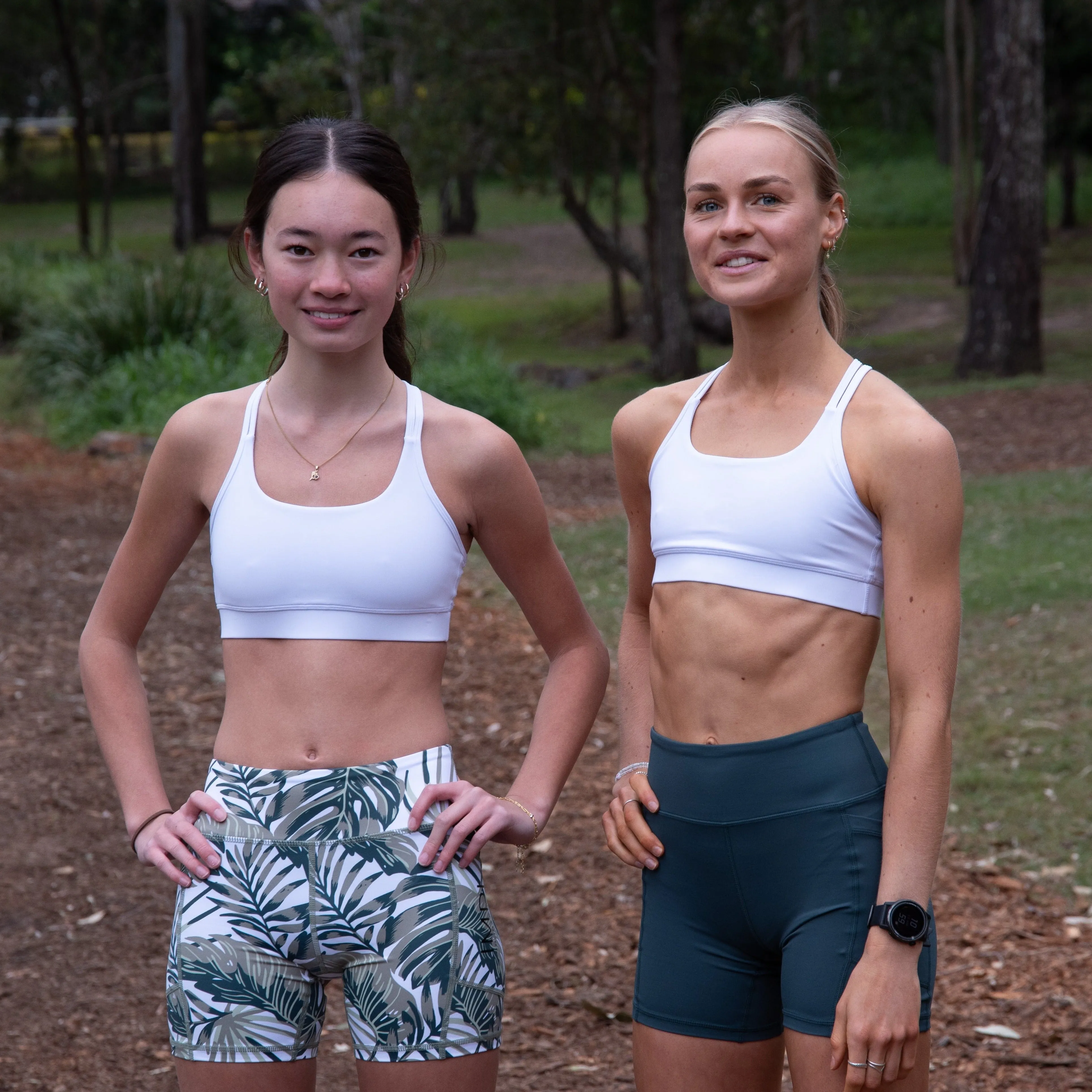 IMPI High Waist Longer Leg Running Short - Evergreen
