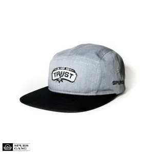 In Pop We Trust 5 Panel Hat (GREY)