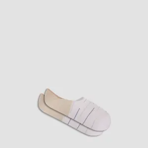 Interrupted Stripe No-Show Socks