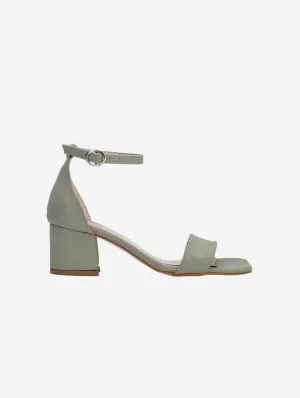 Iva Vegan Leather Low Heel | Green
