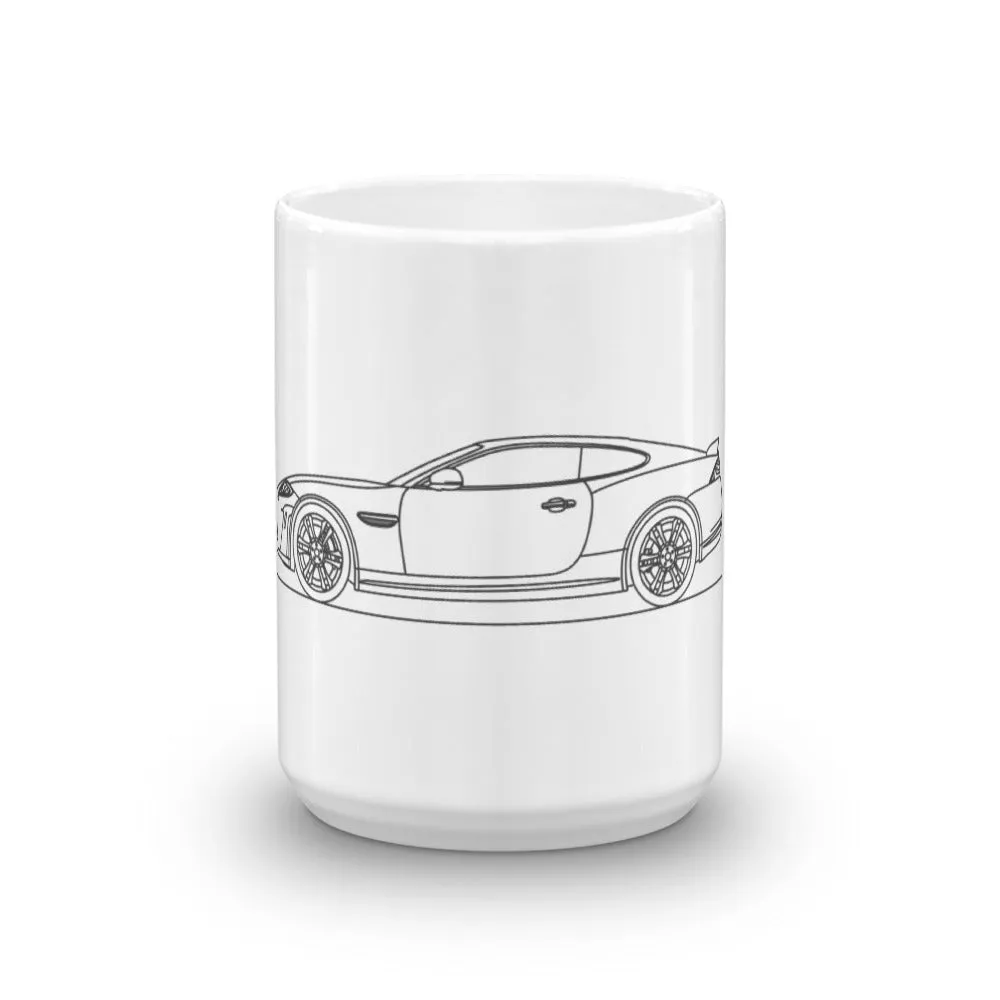 Jaguar XKR-S X150 Silhouette Mug