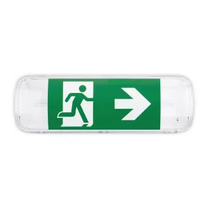 JCC JC110005 Emergency Bulkhead Self-test 3W IP65 6000K Maintained/non-maintained White with legends