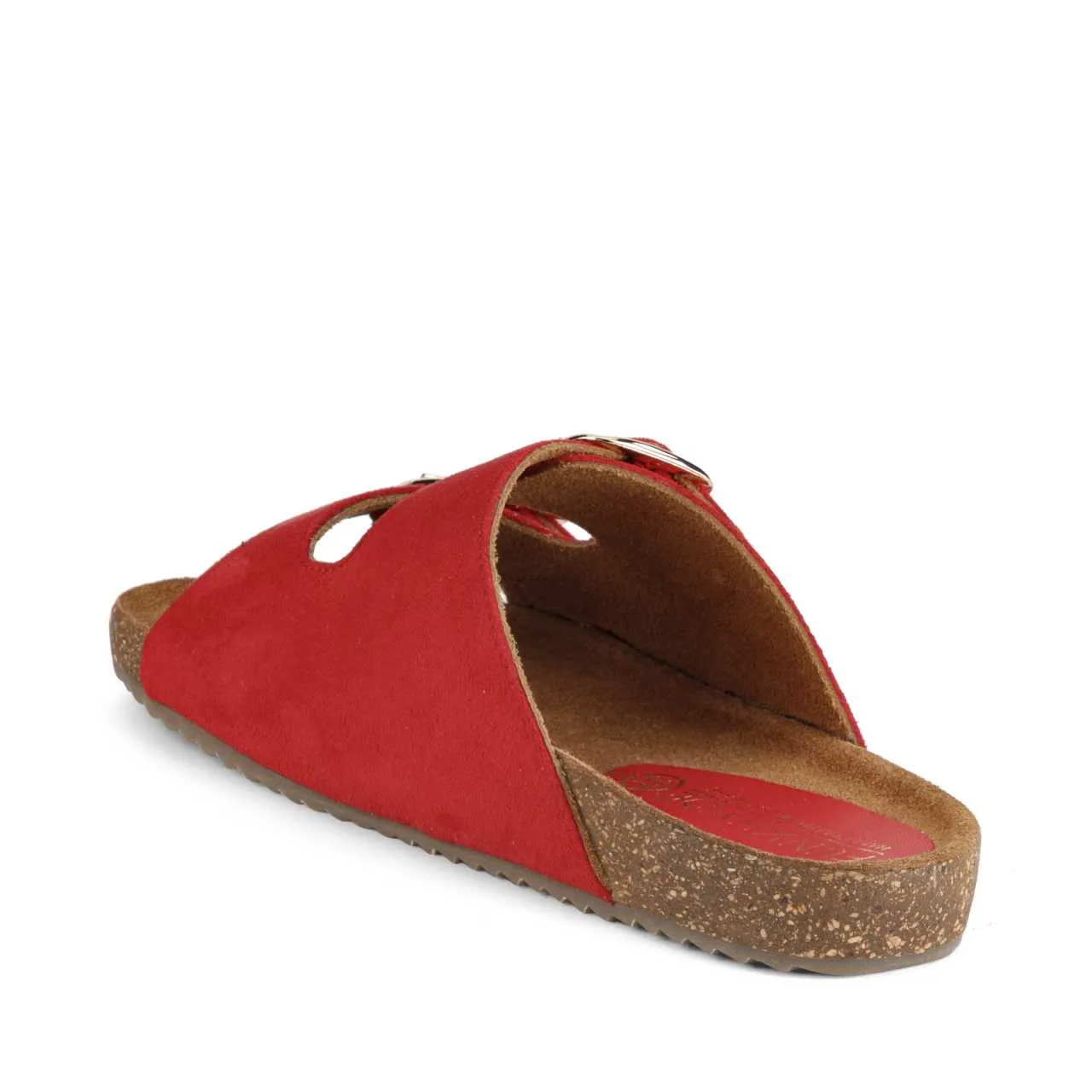 Jorain Red Suede Comfort Slipons
