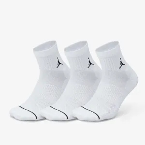Jumpman Everyday Ankle Socks (3 Pairs) - White