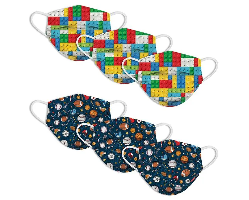 Kids Disposable Masks - Build Up / Sports