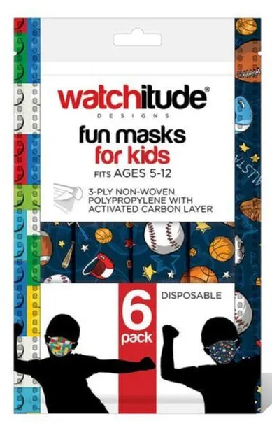 Kids Disposable Masks - Build Up / Sports