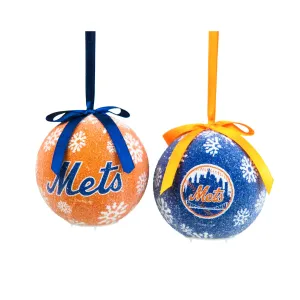 LED Boxed Ornament Set of 6, New York Mets,3ot4217
