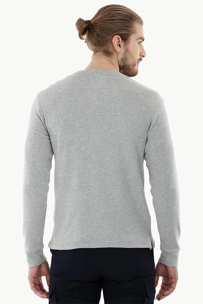 Lightweight  Rice Knit Sweatshirt