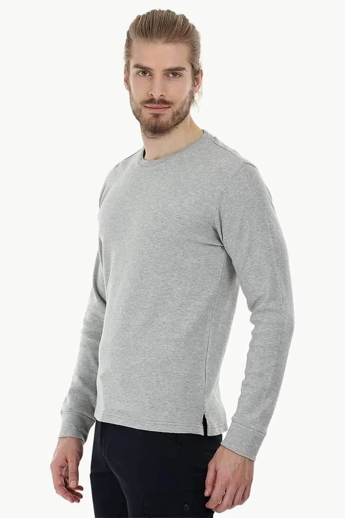 Lightweight  Rice Knit Sweatshirt