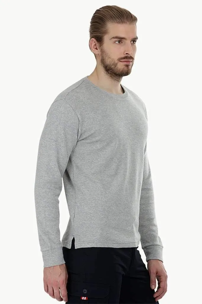 Lightweight  Rice Knit Sweatshirt