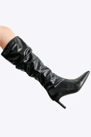 Lola - Sleek and Elegant Woman's Mid Calf Boots