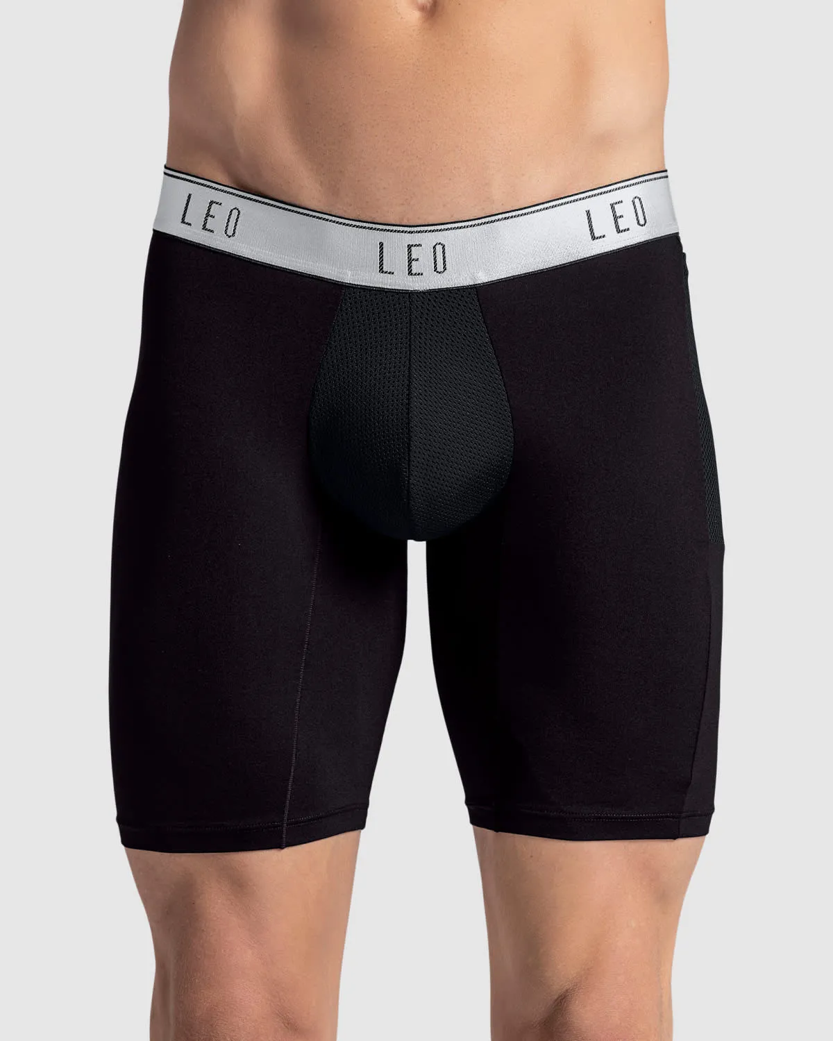 Long Athletic Boxer Brief with Side Pocket
