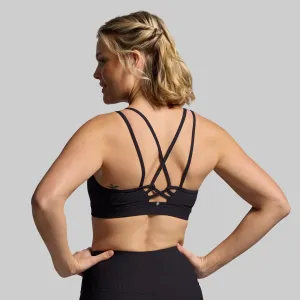 Lotus Sports Bra (Black)