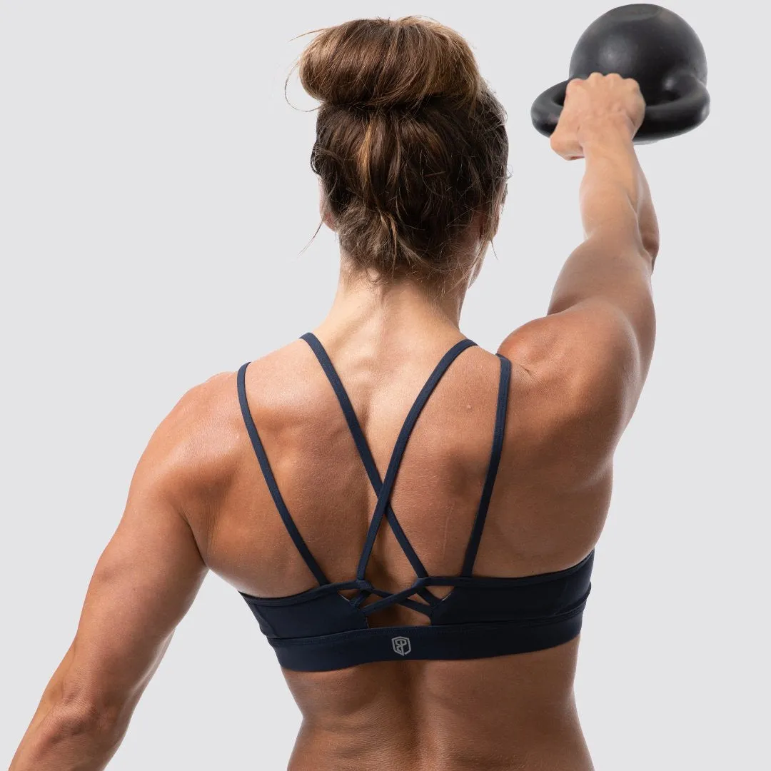 Lotus Sports Bra (Navy)
