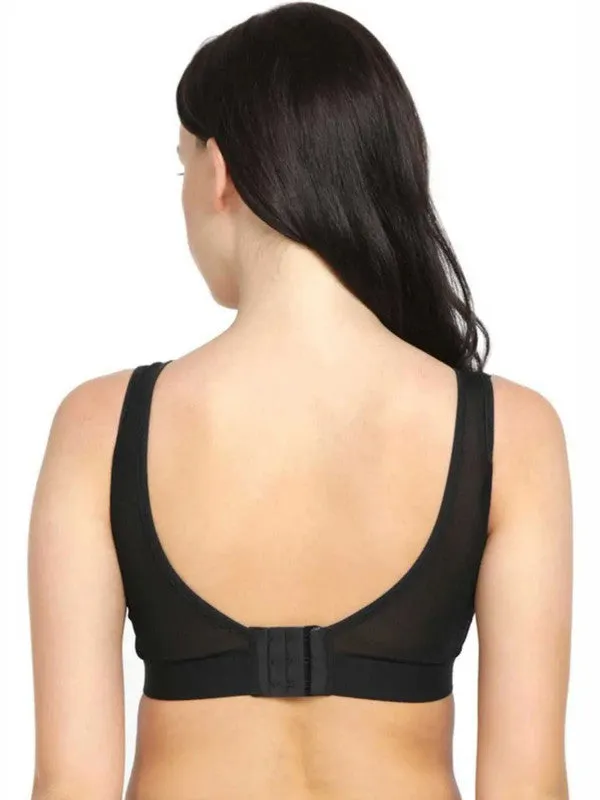 Lovable BLACK-FUSCHIA Padded Non Wired Full Coverage Bra L3516-XC-BLACK-FUSCHIA