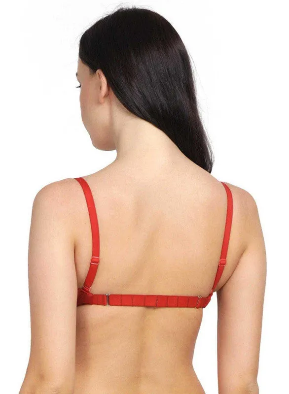 Lovable Orange Non Padded Non Wired Full Coverage Bra MYFITBRA-Orange