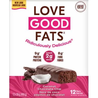 Love Good Fats Bars - Coconut Chocolate Chip