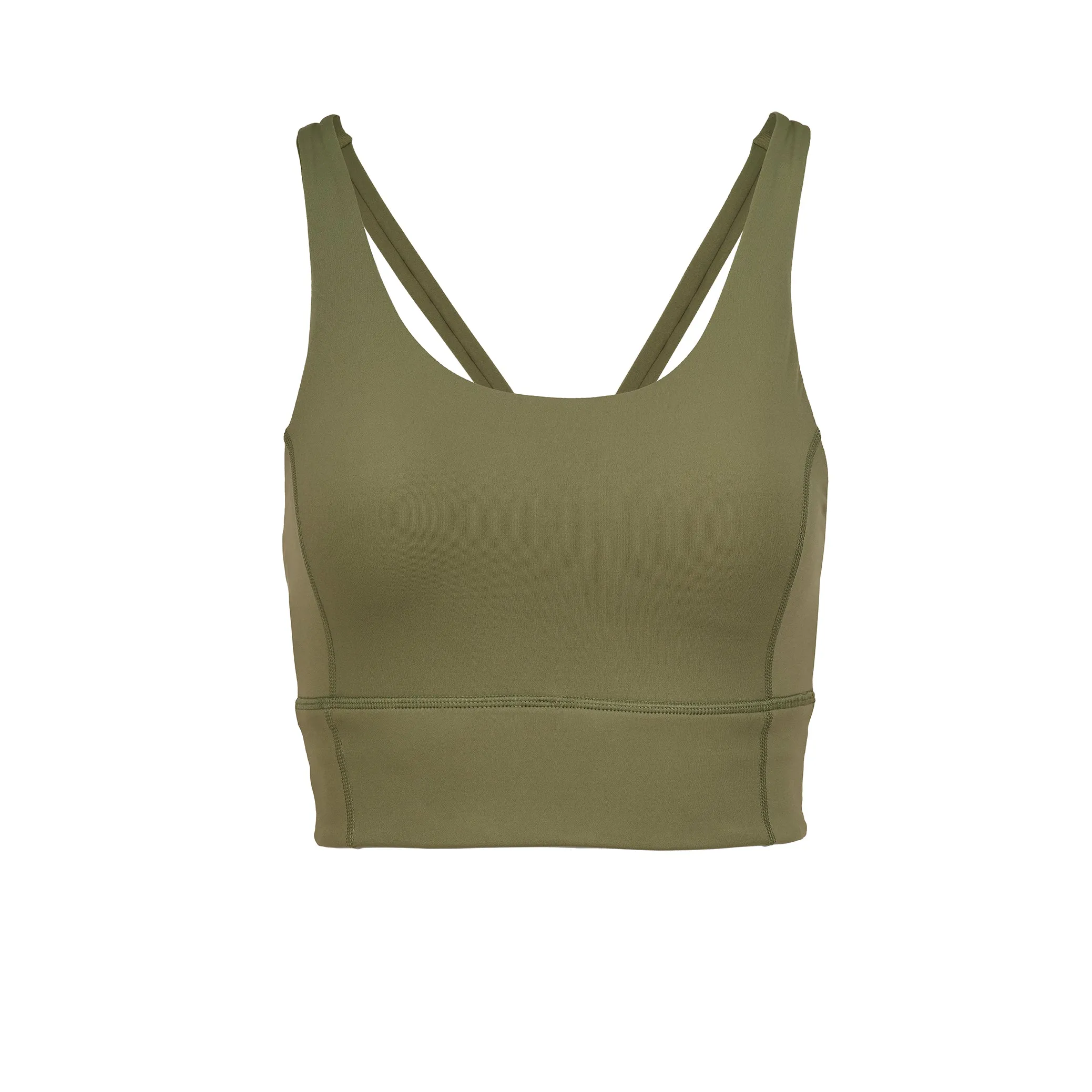 Low Impact Khaki Sports Bra