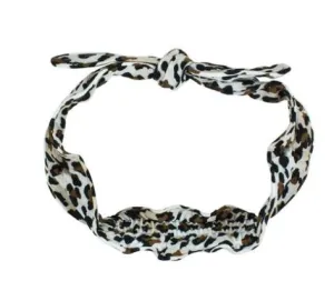 Mae 40-2309L Headband Muslin Leopard