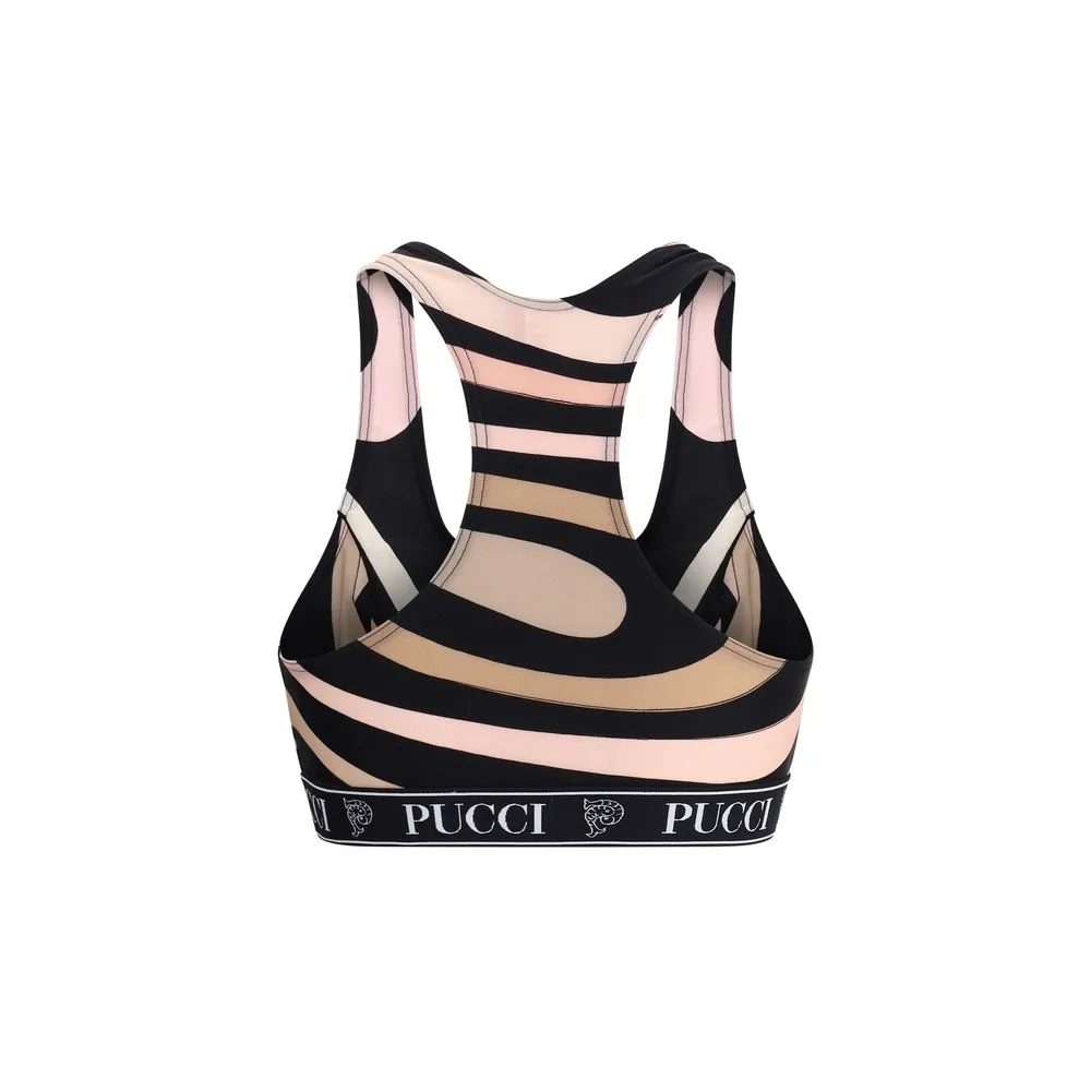 Marble print sports Top