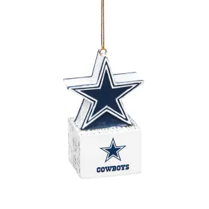 Mascot Ornament,  Dallas Cowboys, Custom Design,3ot3808masb