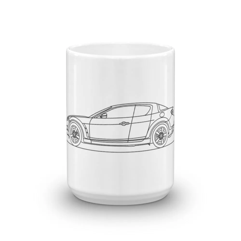 Mazda RX-8 SE3P Outline Mug