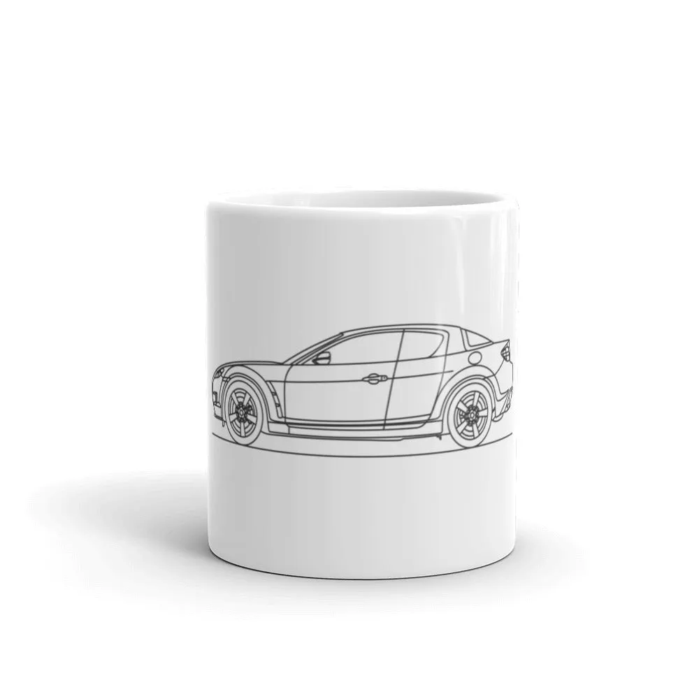 Mazda RX-8 SE3P Outline Mug