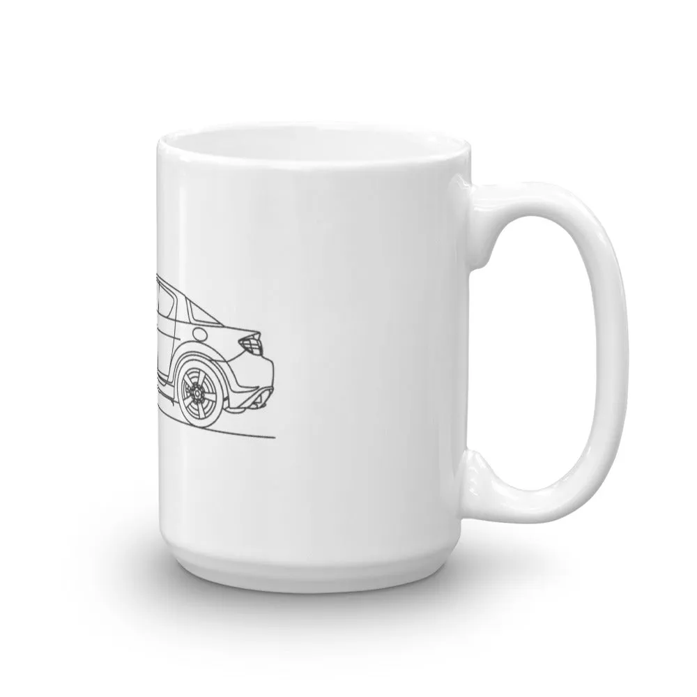 Mazda RX-8 SE3P Outline Mug