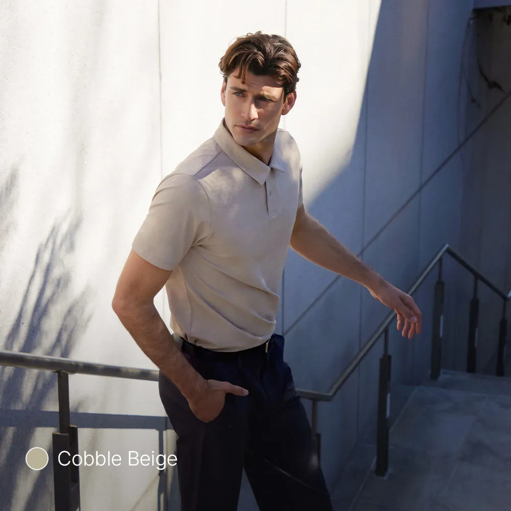 Men's Airy Fit Short Sleeve Polo Shirt
