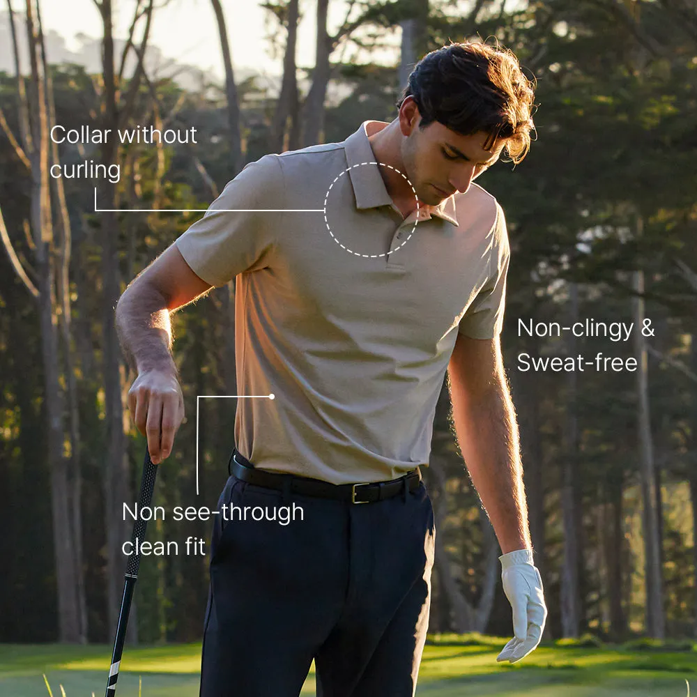 Men's Airy Fit Short Sleeve Polo Shirt