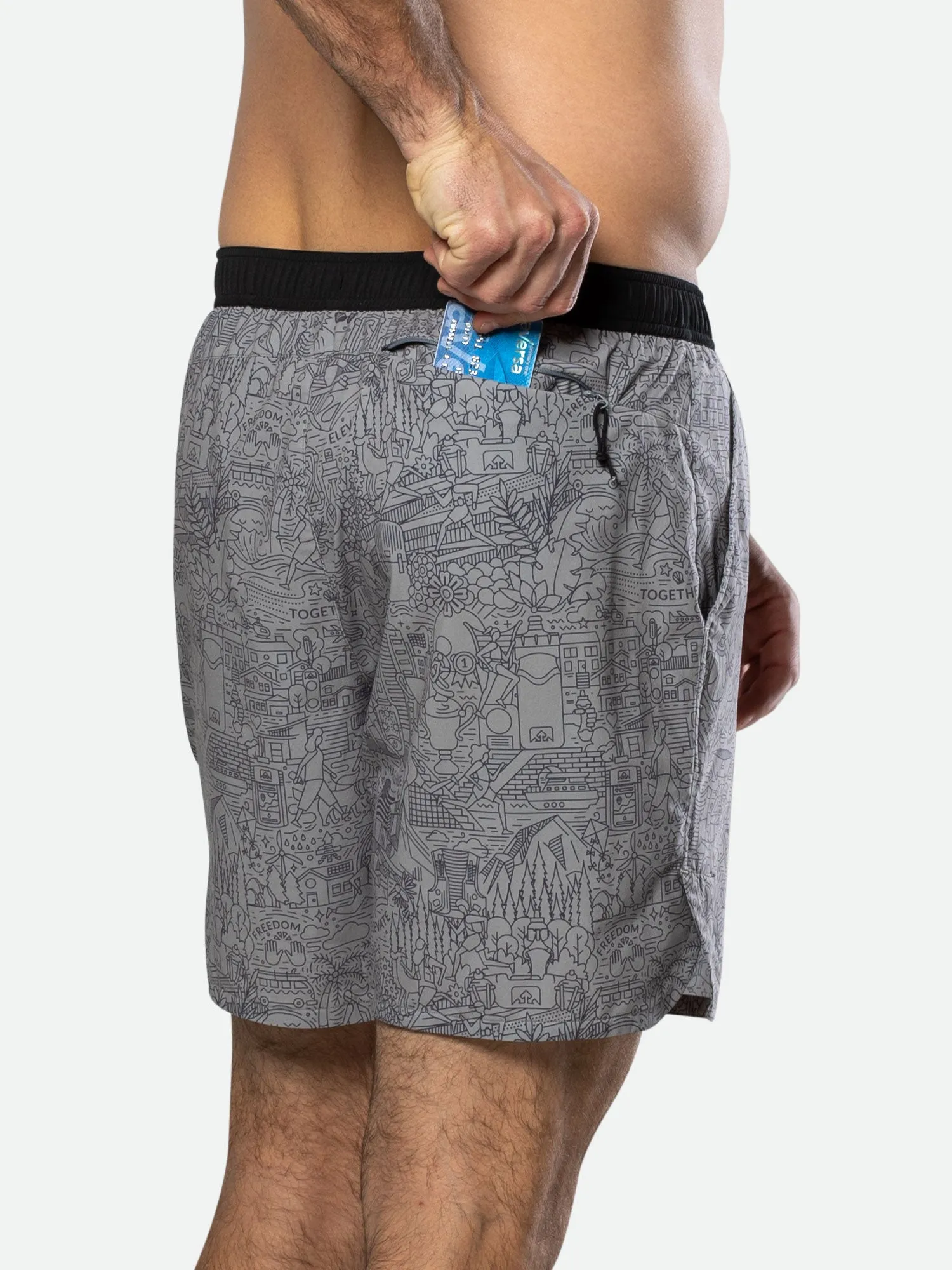Men's Essential Printed 7" Shorts 2.0