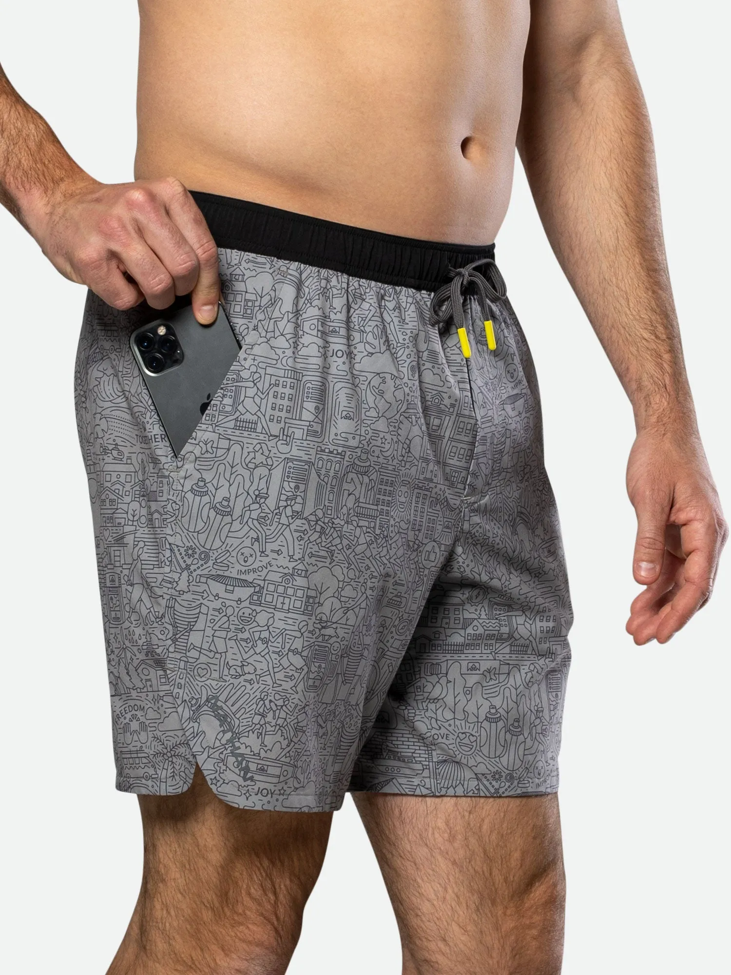 Men's Essential Printed 7" Shorts 2.0