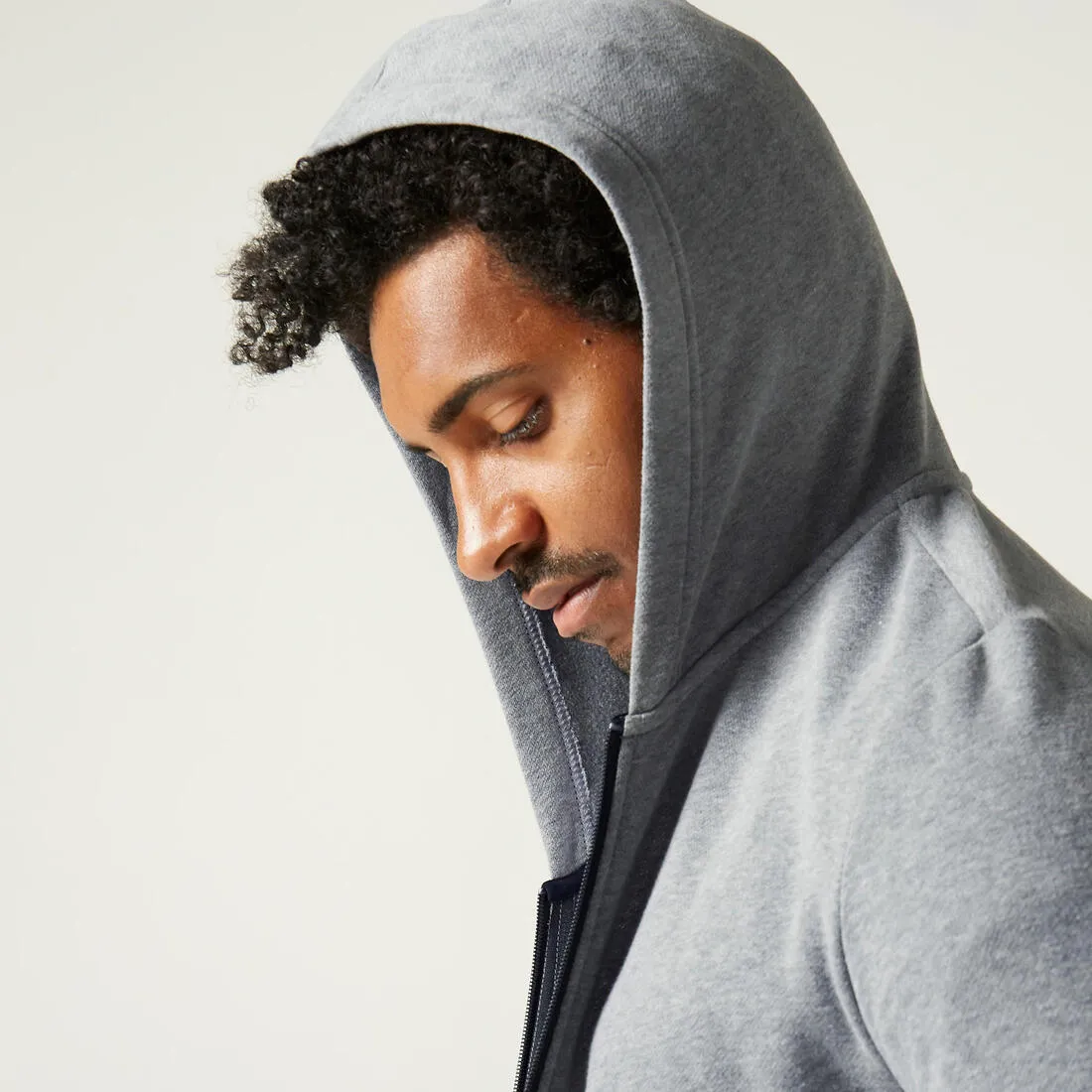 Men's Zip-Up Fitness Hoodie 100