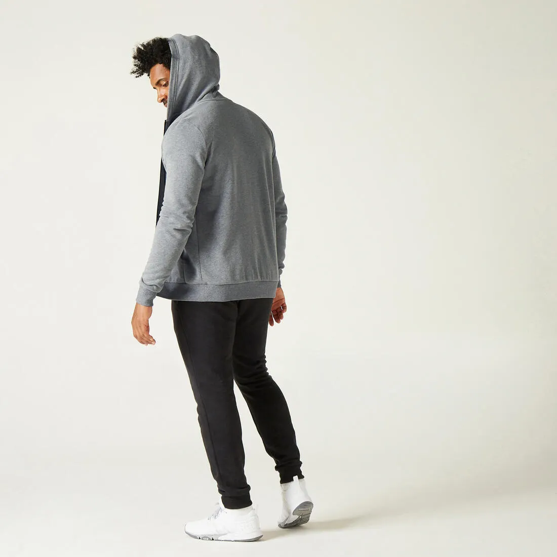 Men's Zip-Up Fitness Hoodie 100