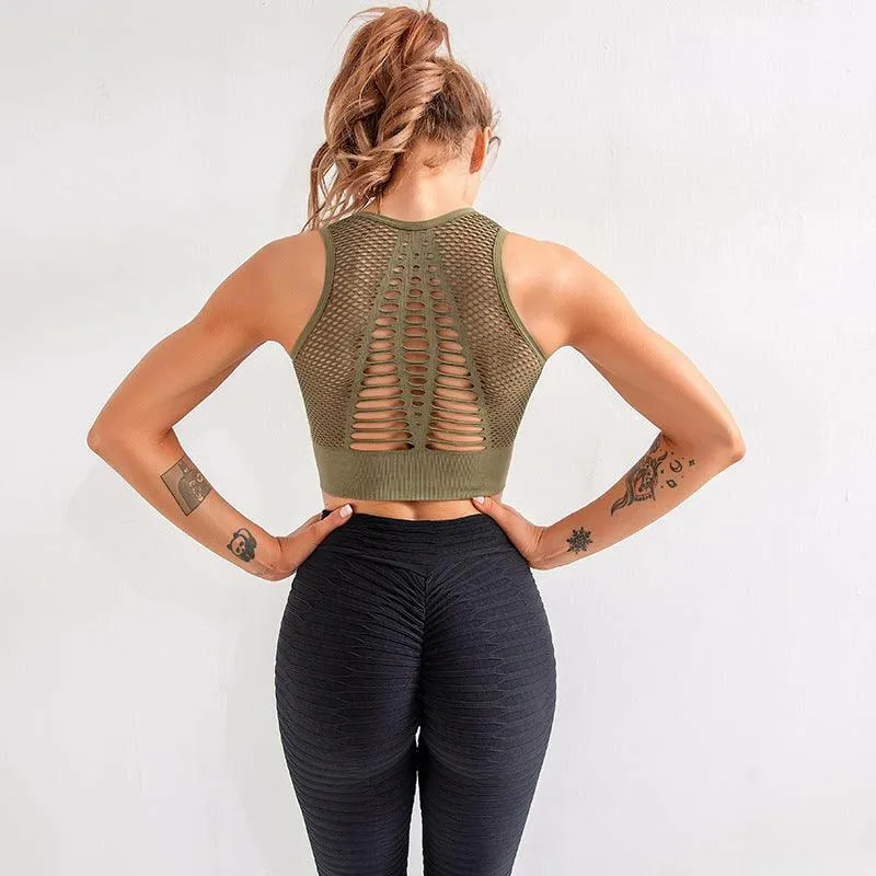 Mesh Sports Bra