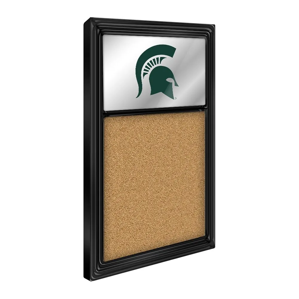 Michigan State Spartans: Mirrored Cork Note Board