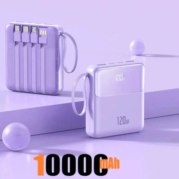 Mini Power Bank 120W Fast Charging