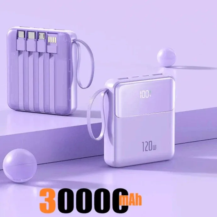 Mini Power Bank 120W Fast Charging