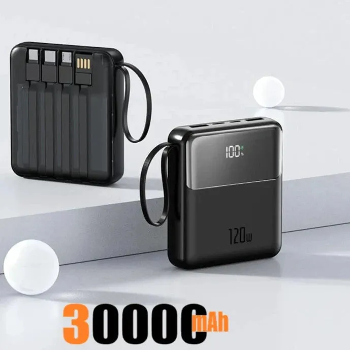 Mini Power Bank 120W Fast Charging