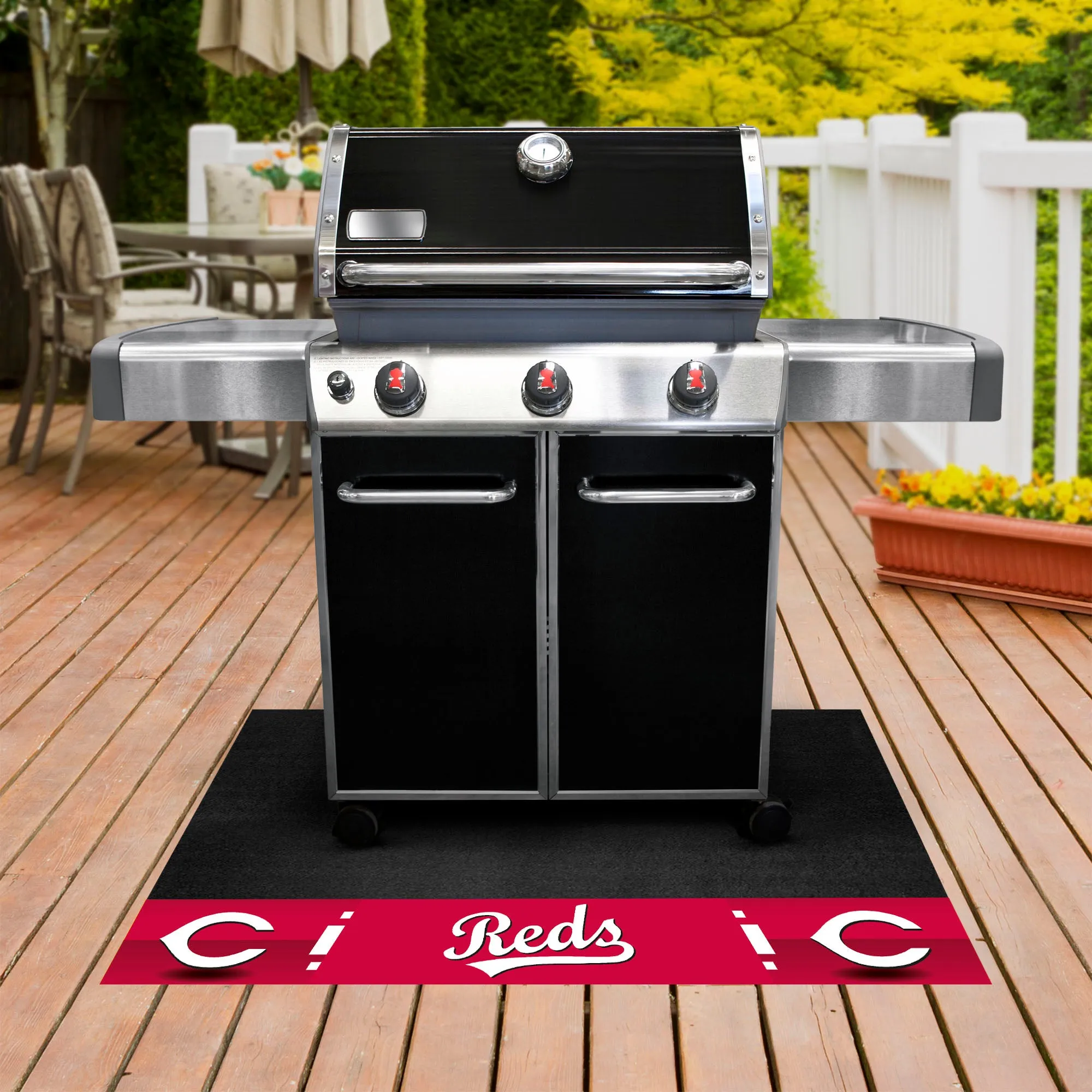MLB - Cincinnati Reds Grill Mat - Standard