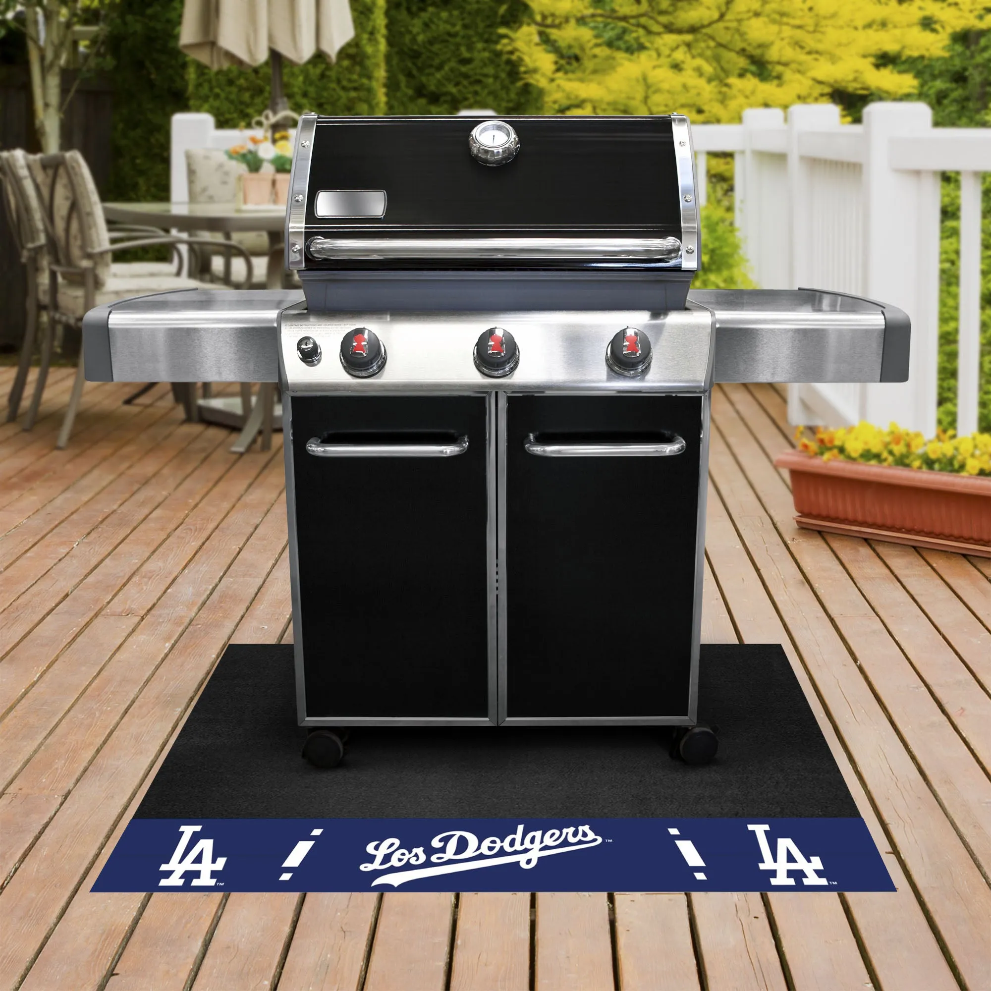 MLB - Los Angeles Dodgers Grill Mat - Standard