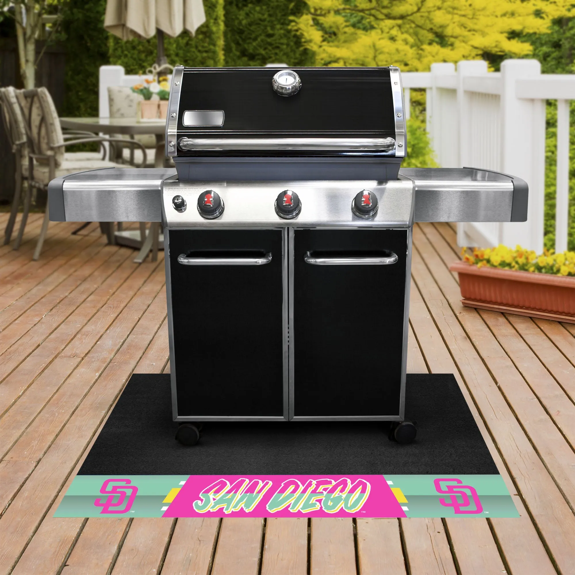 MLB - San Diego Padres Grill Mat - Standard