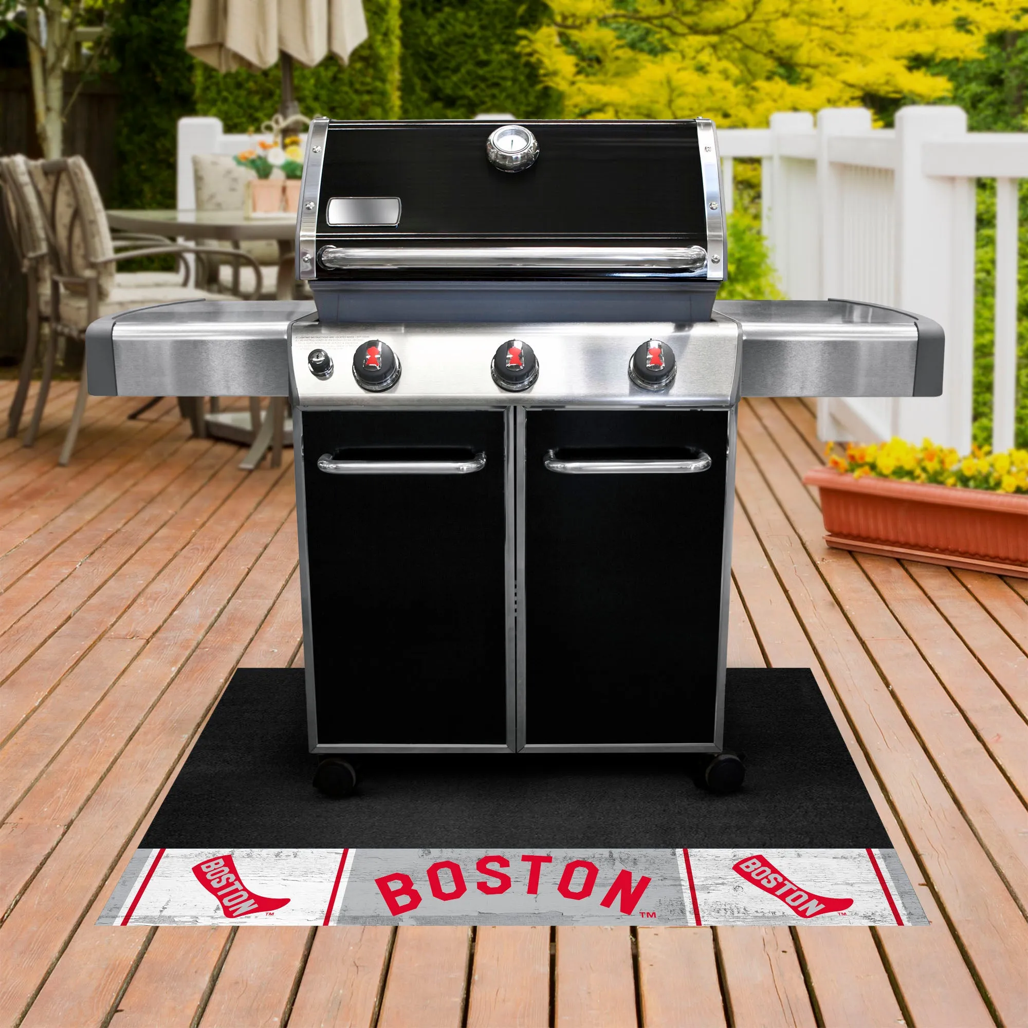 MLBCC - Boston Red Sox Grill Mat - Retro
