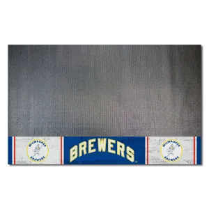 MLBCC - Milwaukee Brewers Grill Mat - Retro