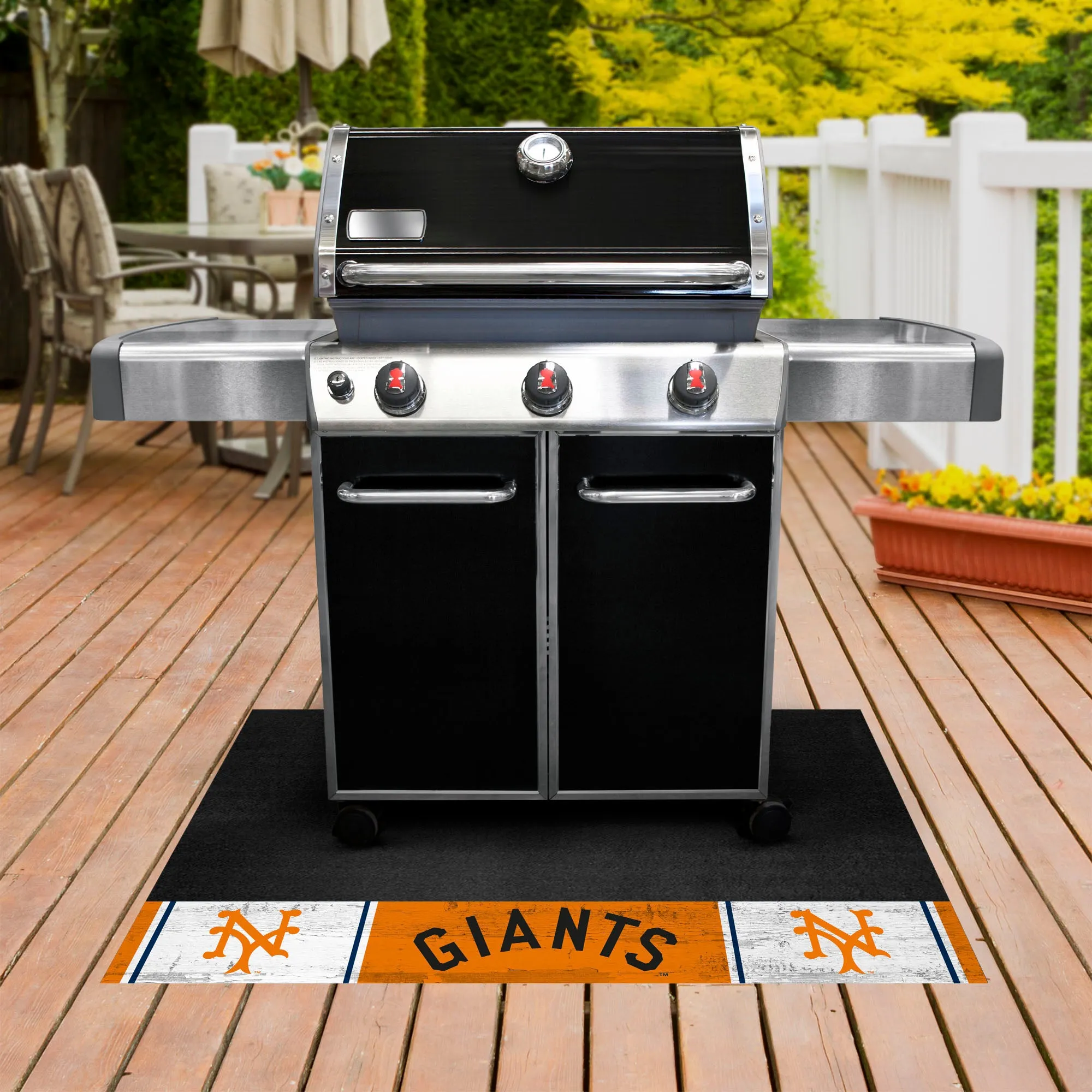 MLBCC - New York Giants Grill Mat - Retro