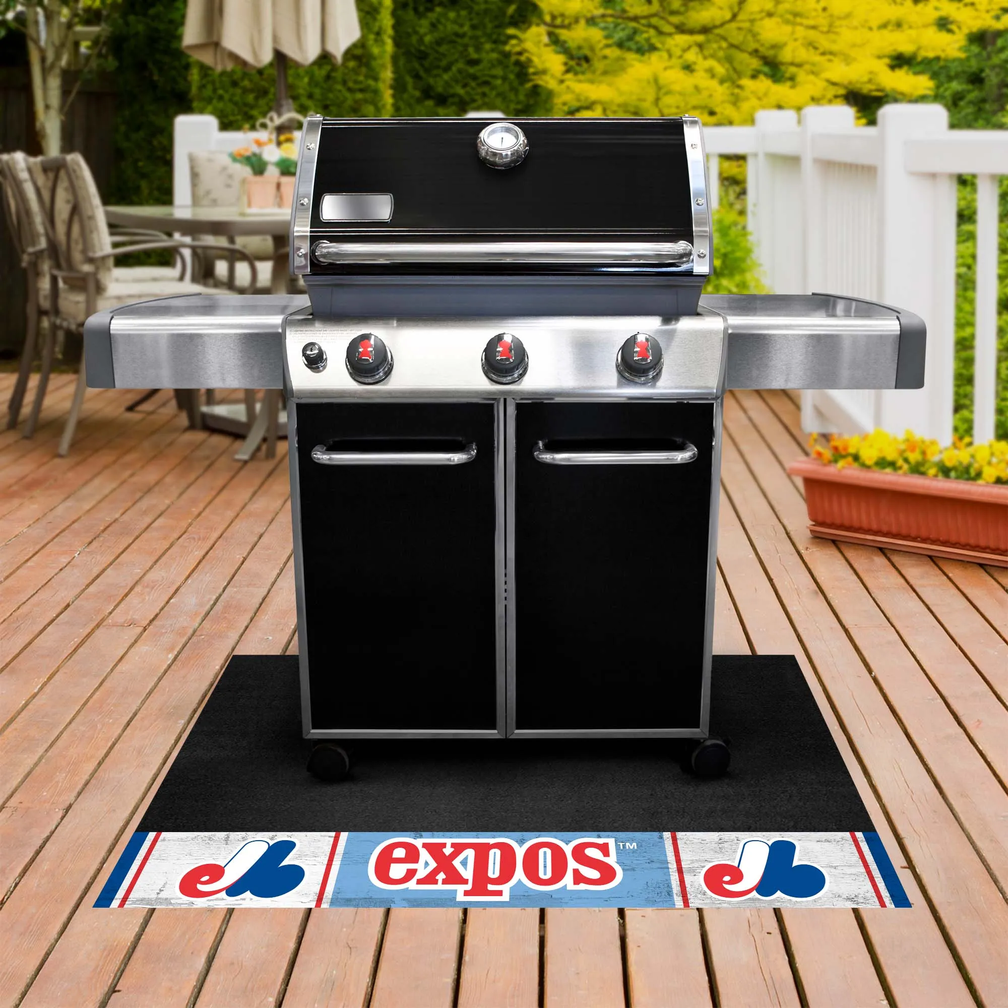 MLBCC - Washington Nationals Grill Mat - Retro